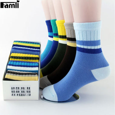 Warm Striped Winter Socks