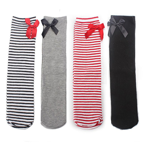 Stripe Knee High Socks