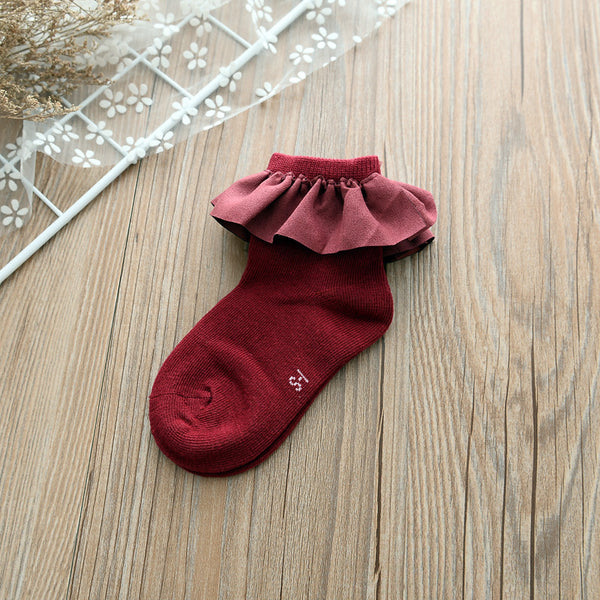 Cozy Ruffle Ankle Socks